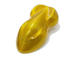 Alfa Romeo 4C Steering Wheel Trim - Carbon Fiber - Lower Trim Piece - Yellow Candy Alfa Romeo 4C Steering Wheel Trim - Carbon Fiber - Lower Trim Piece - Yellow Candy